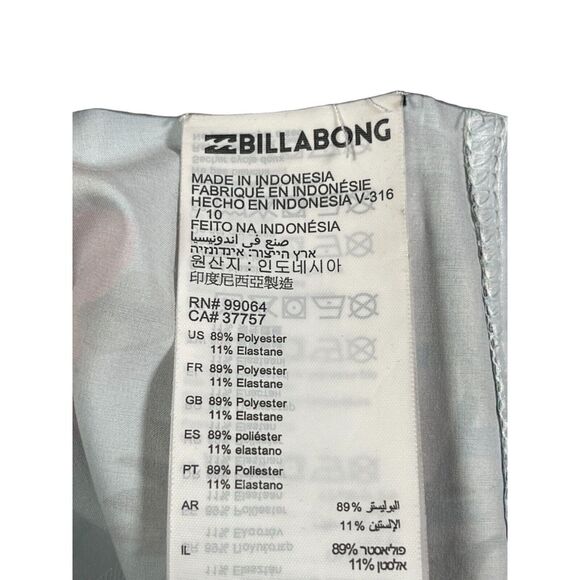 Billabong Mens Board Shorts 31 Blue Sundays Airlite Recycler Hawaiian Surf Swim - Picture 10 of 13